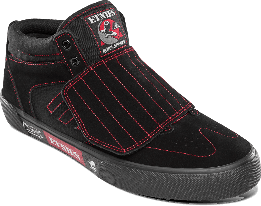 Etnies Black/Red WINDROW VULC MID X REBEL SPORTS