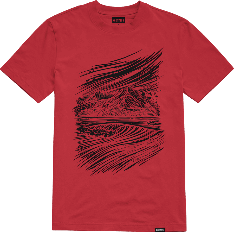 RP SCENIC TEE Etnies Red
